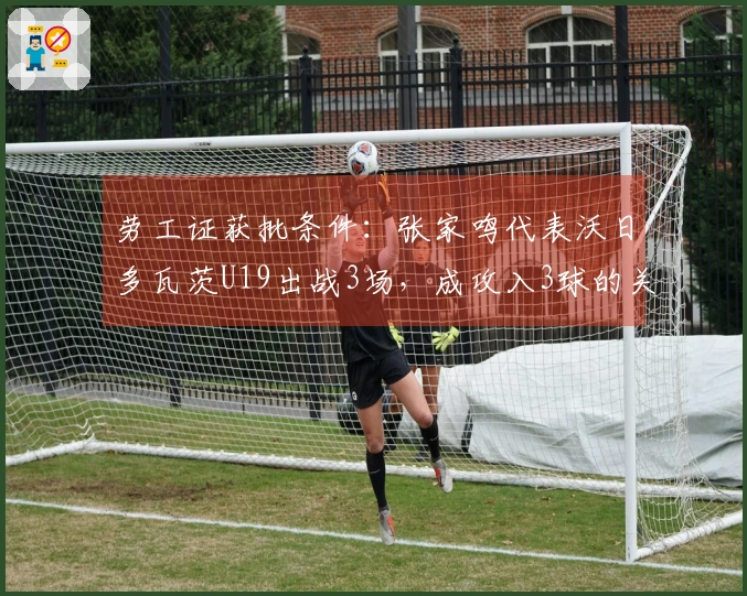 劳工证获批条件：张家鸣代表沃日多瓦茨U19出战3场，成攻入3球的关键球员！